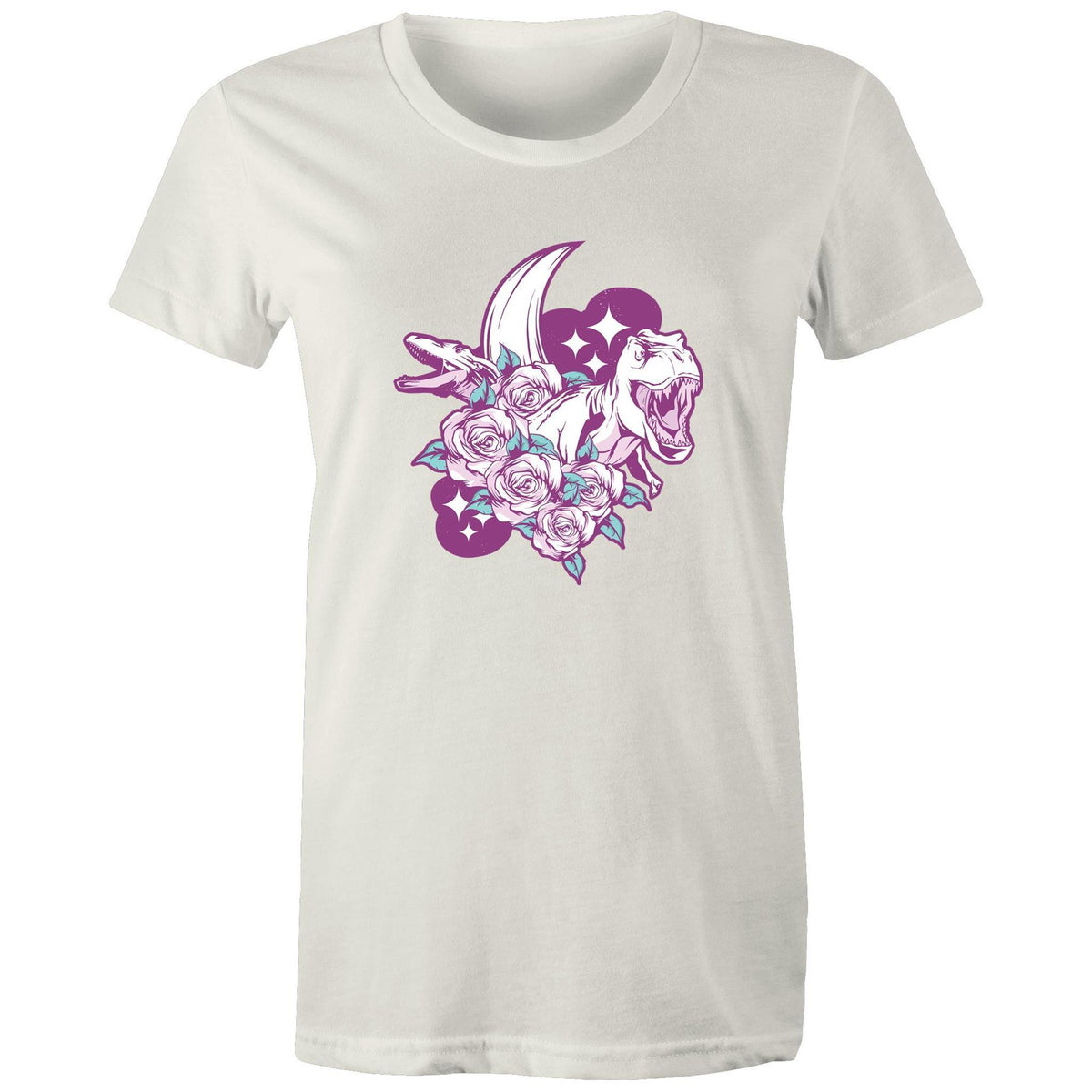 Women's Floral Dinosaurs T-shirt