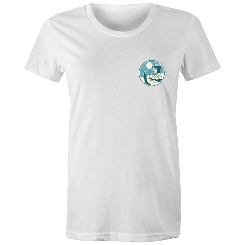 Women's Beach Logo Pocket T-shirt