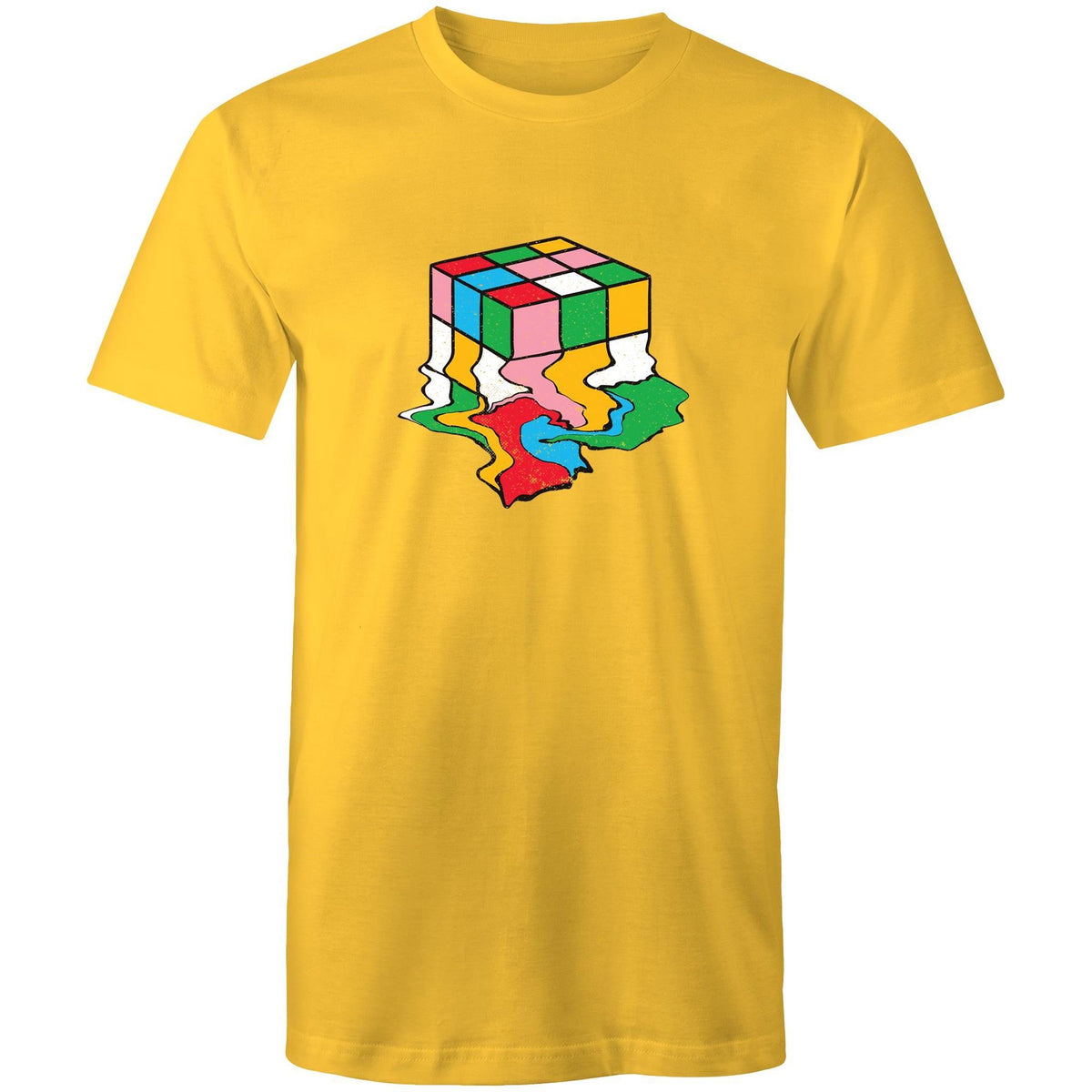 Men's Melting Rubiks Cube T-shirt