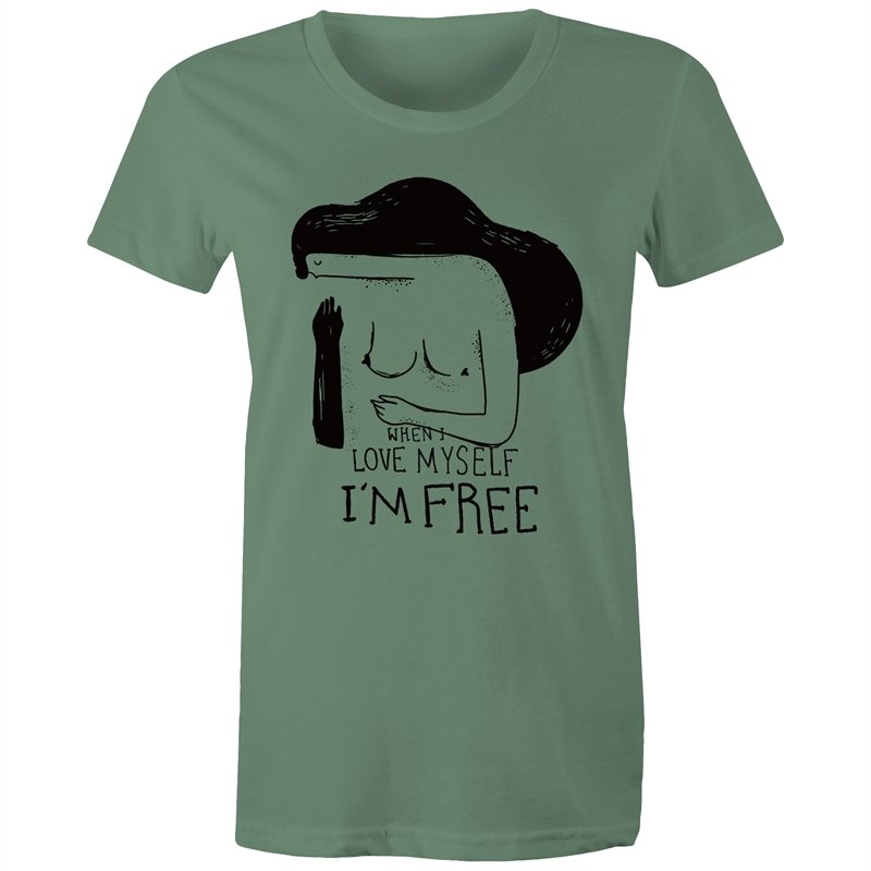 Women's When I Love Myself I'm Free T-shirt