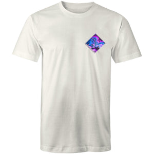 Men's Purple Wave Hippie House Pocket T-Shirt