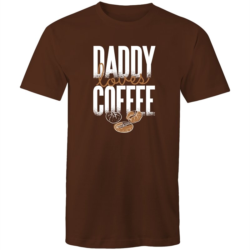 Men's Daddy Loves Coffee T-shirt