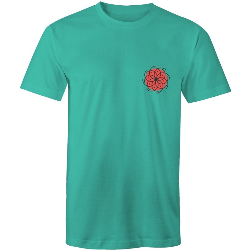 Men's Red Lotus Pocket Logo T-shirt