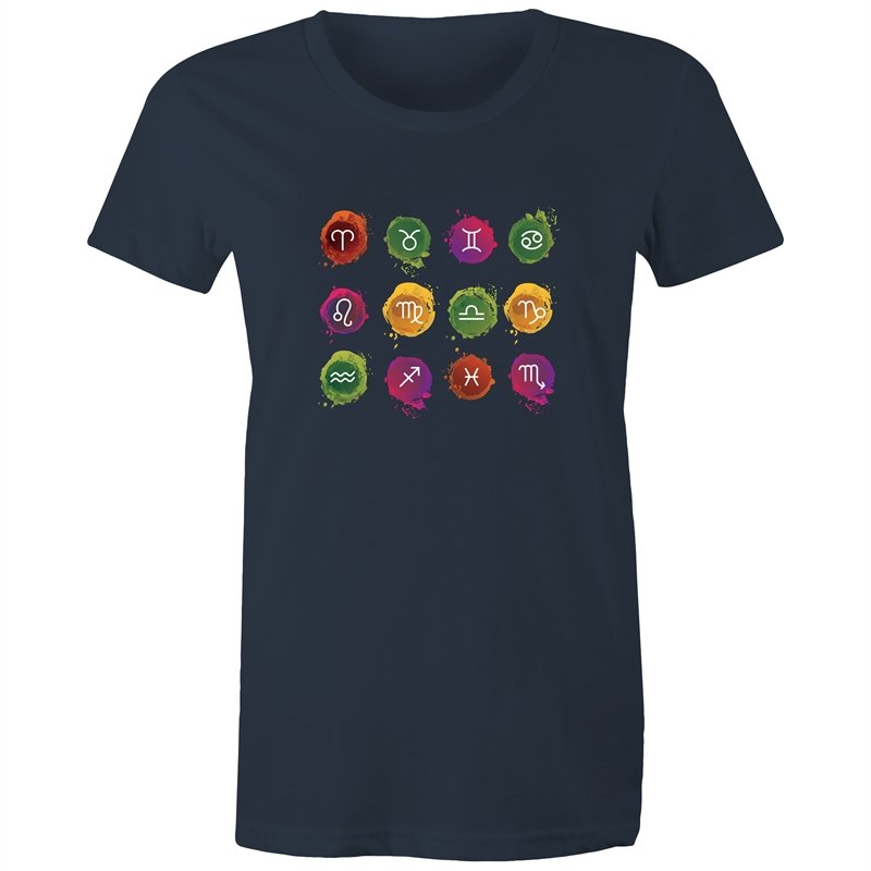 Women's Horoscope Badge T-shirt