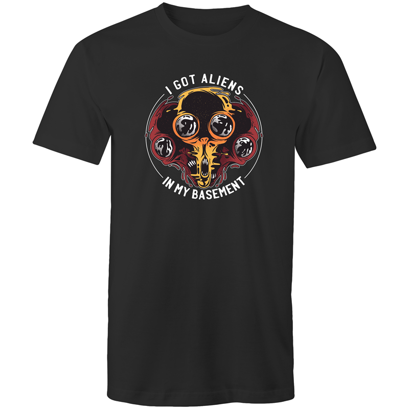 Men's I Got Aliens In My Basement T-shirt