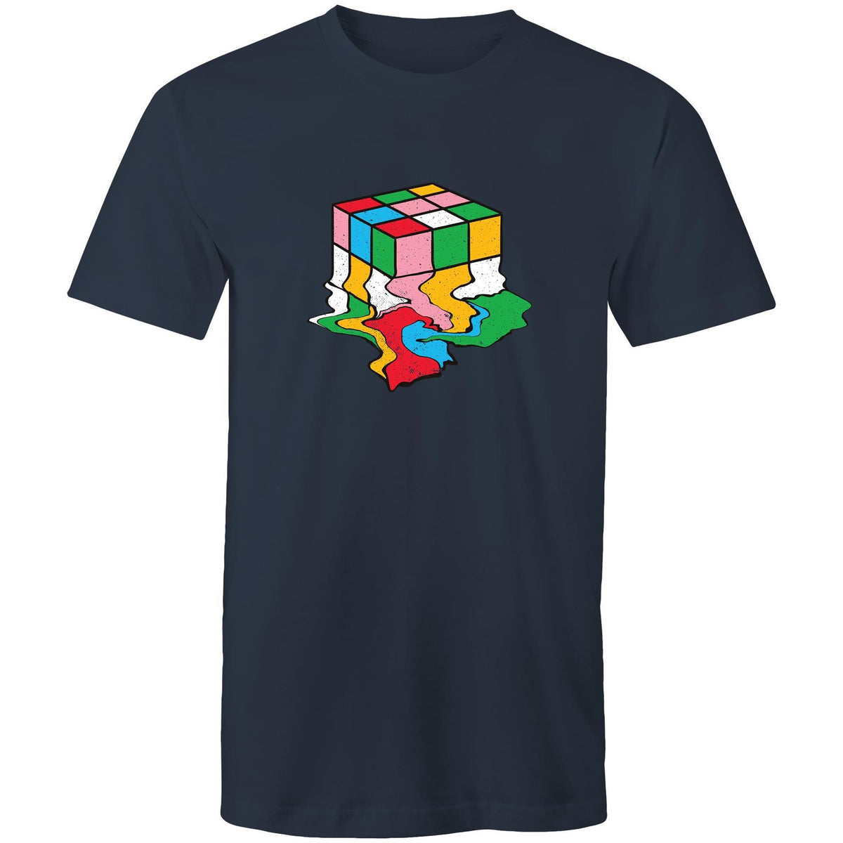 Men's Melting Rubiks Cube T-shirt