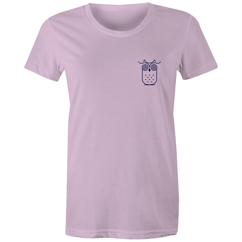 Women's Awake Owl Pocket T-shirt