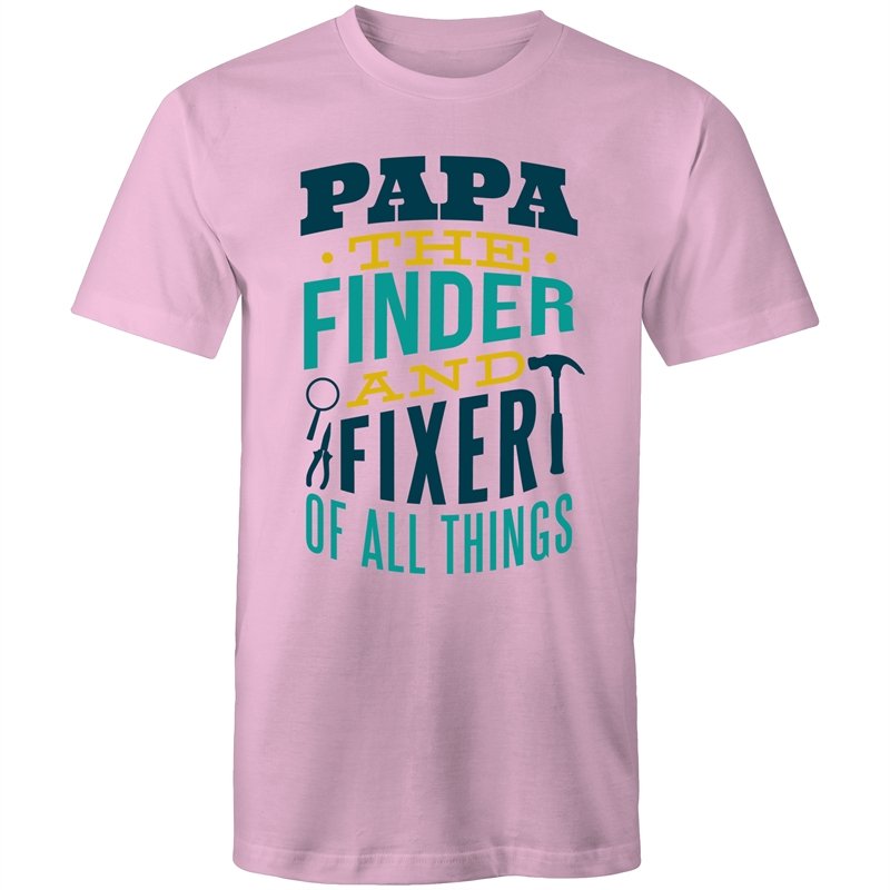 Men's Papa The Finder And Fixer Of All Things T-shirt