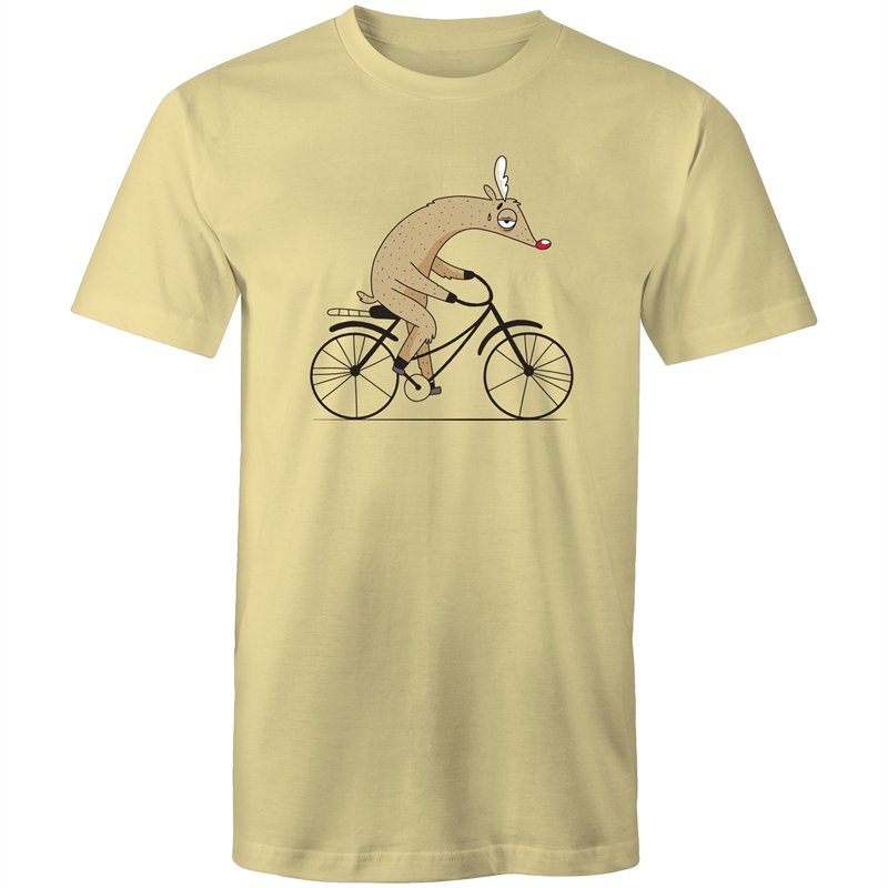 Men's Cycling Reindeer T-shirt