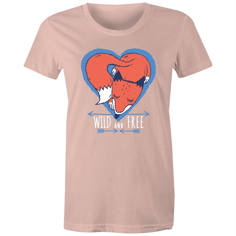Women's Cute Wild And Free T-shirt