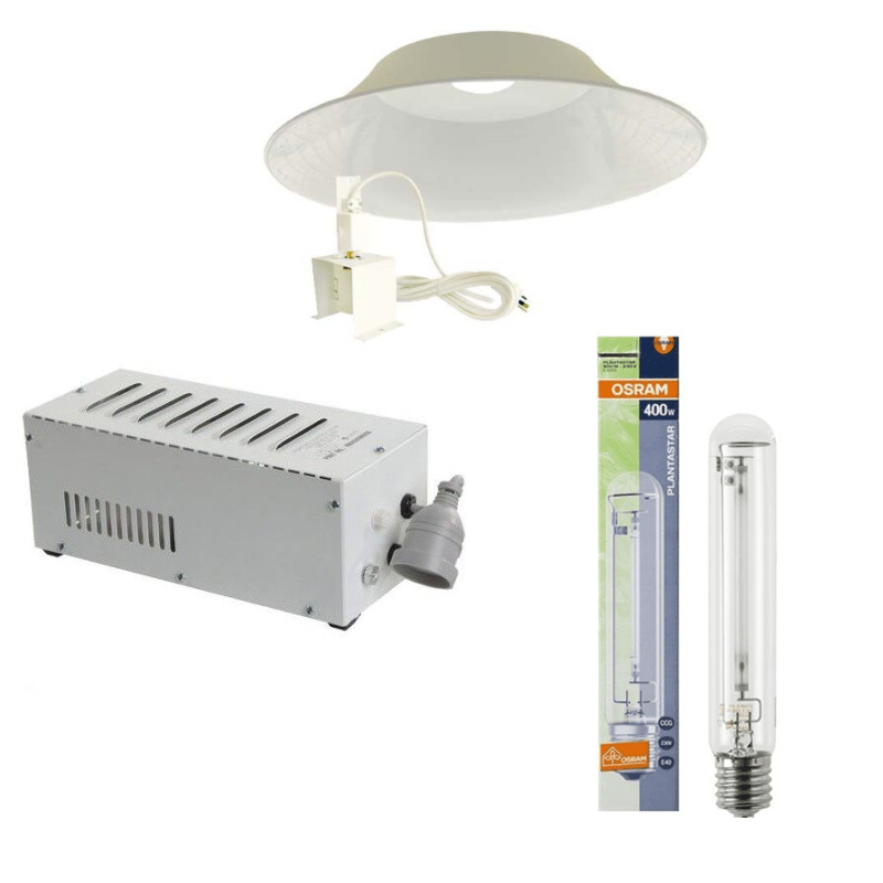 400w HPS Grow Light Kit | Osram Bulb + 730mm Deep Bowl + Ballast