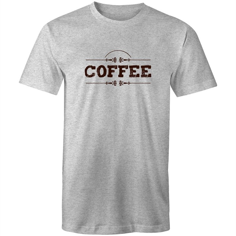 Men's Coffee Lettering T-shirt