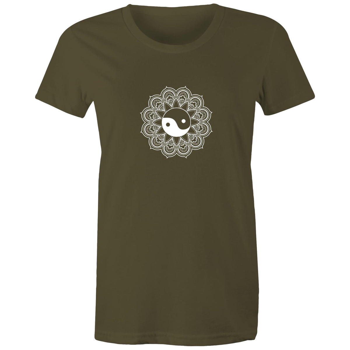Women's Yin Yang Mandala T-shirt