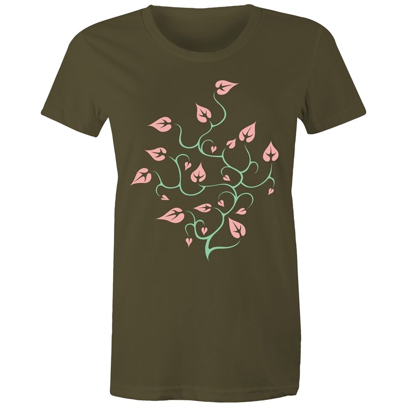 Women's Floral Plant T-shirt