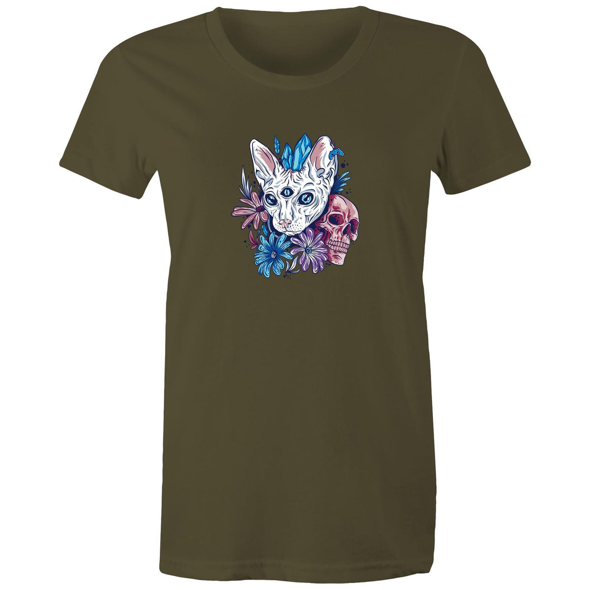 Women's Mystic Cat T-shirt