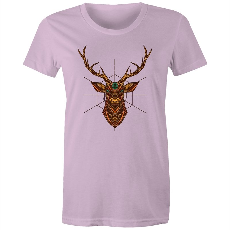 Women's Mandala Reindeer T-shirt