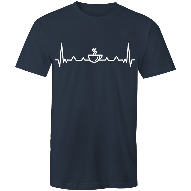 Men's Heartbeat Coffee T-shirt