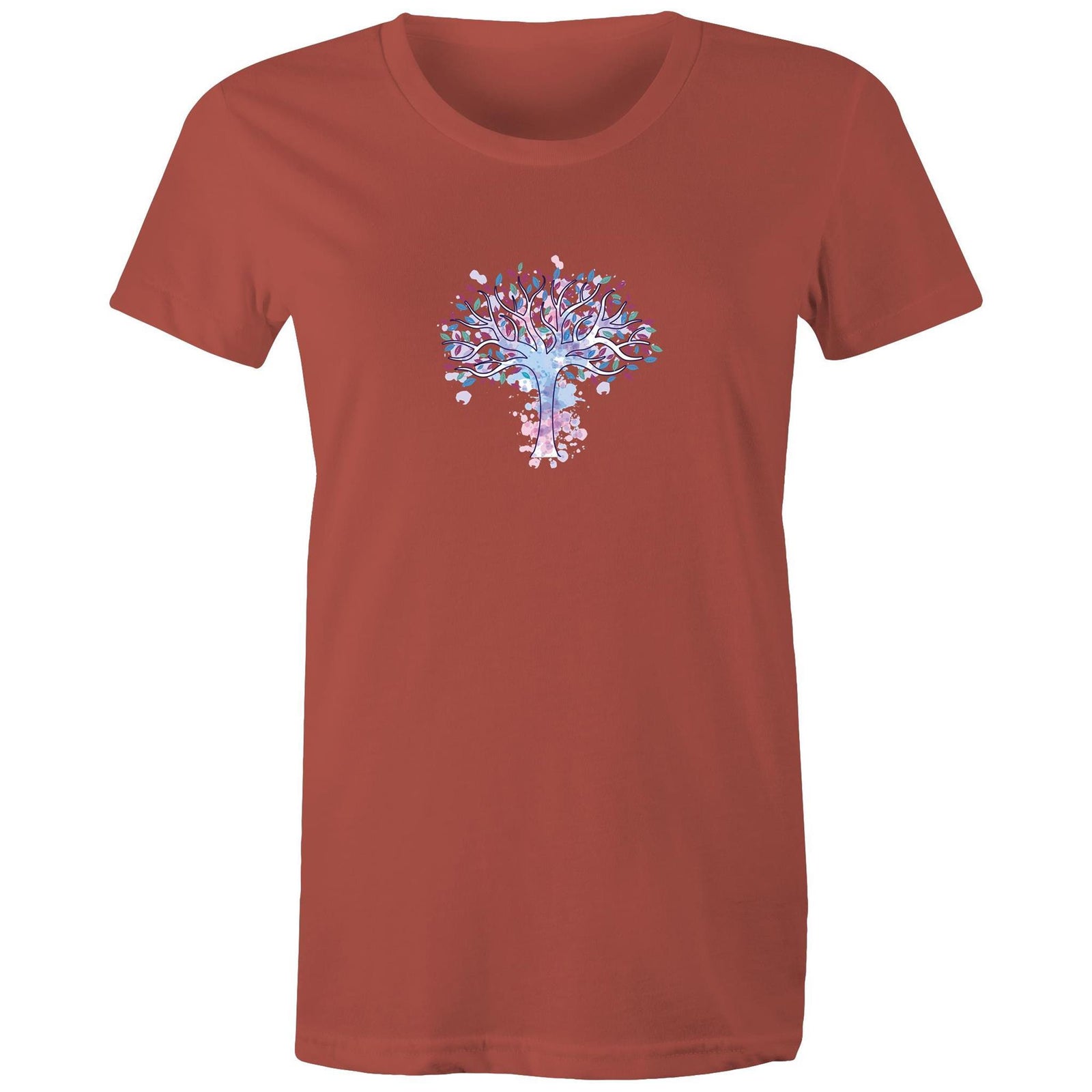 Women's Tree Of Life Watercolour T-shirt