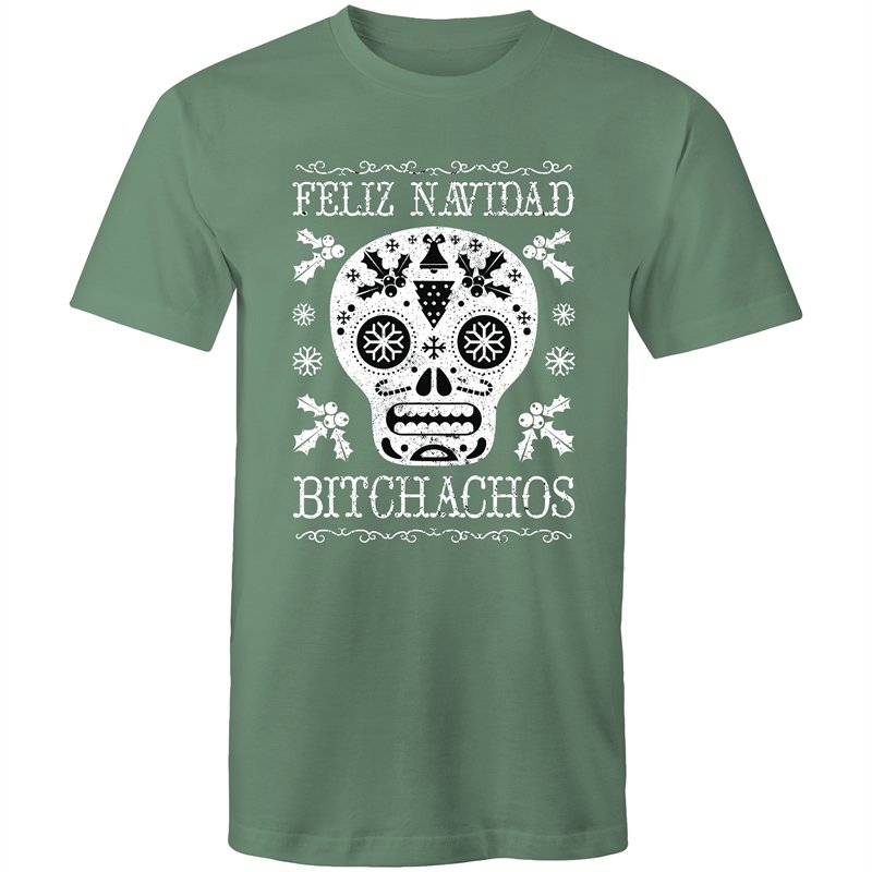 Men's Feliz Navidad Bitchachos T-shirt