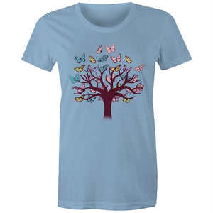 Women's Butterfly Tree Of Life T-shirt