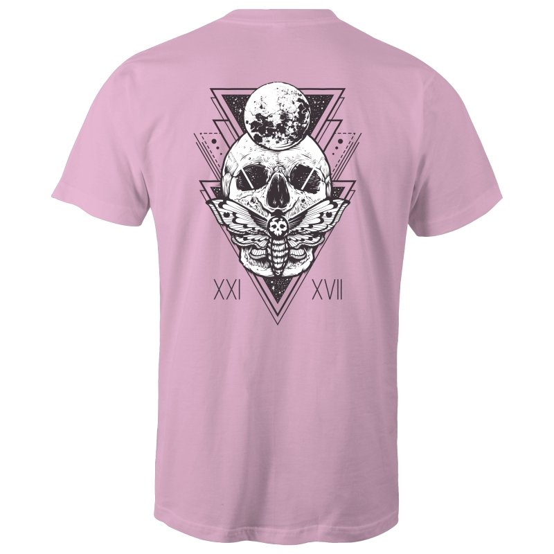 Men's Skull And Moth Graphic Tee