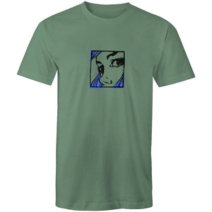 Men's Abstract Framed Girl T-shirt