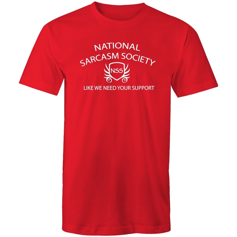 Men's National Sarcasm Society T-shirt