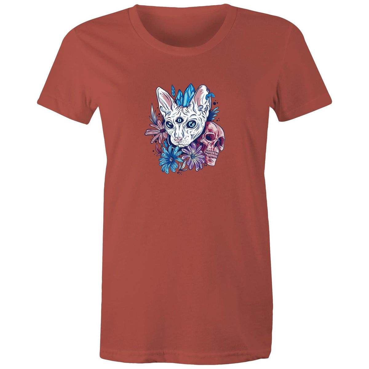Women's Mystic Cat T-shirt