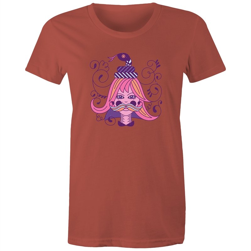 Women's Ornament Girl T-shirt