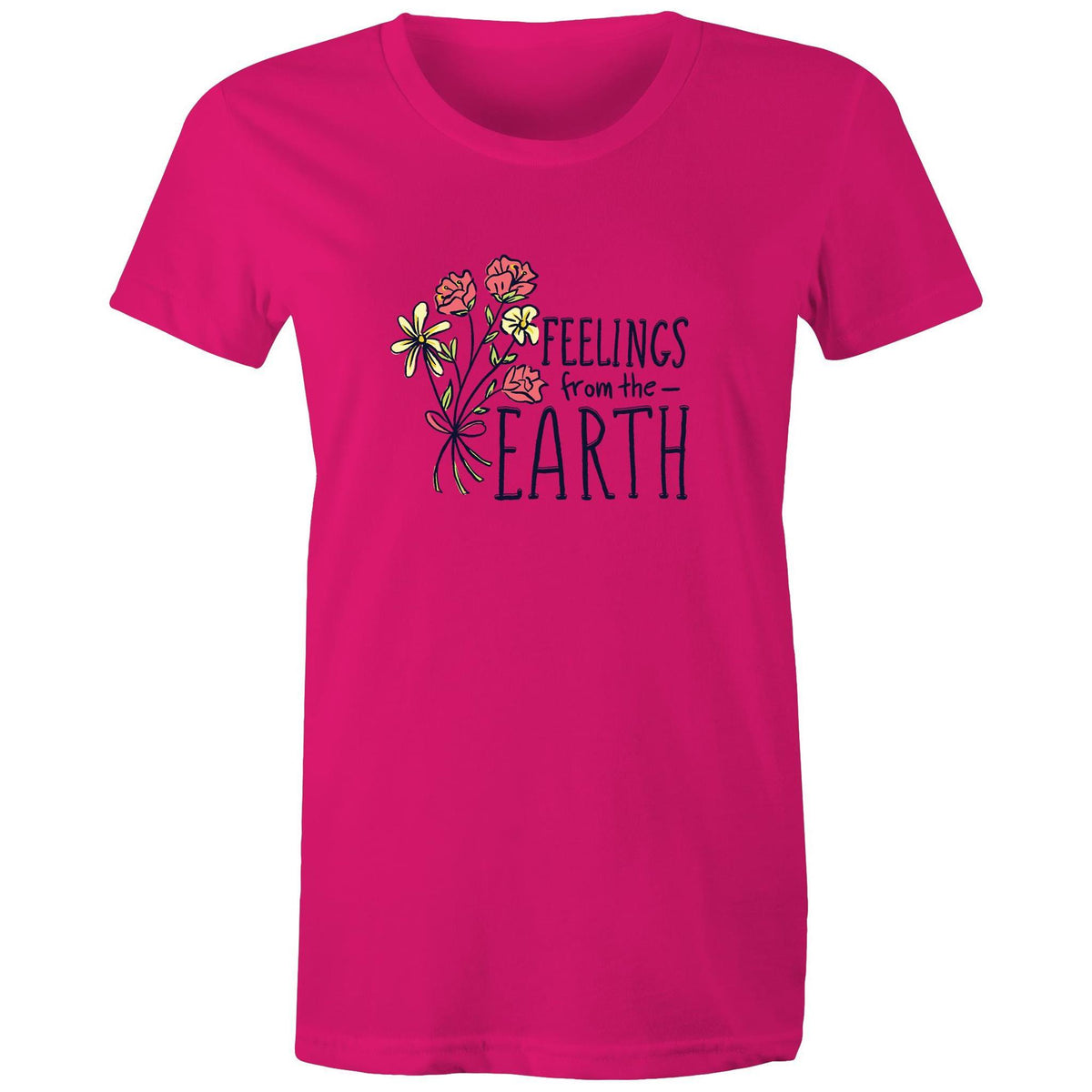 Women's Feelings From Earth T-shirt