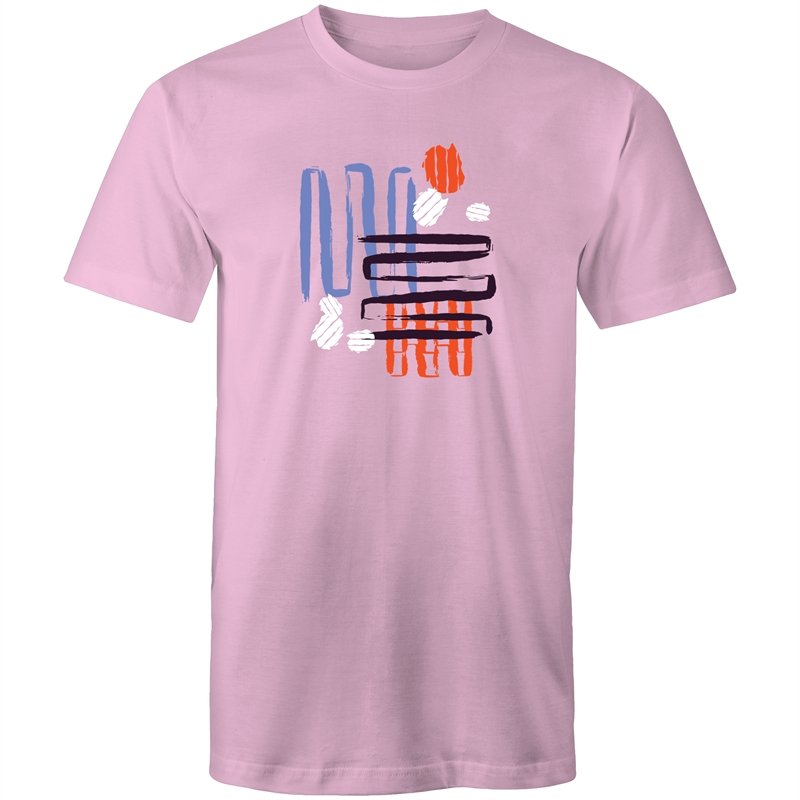 Men's Featured Abstract Stroke T-shirt