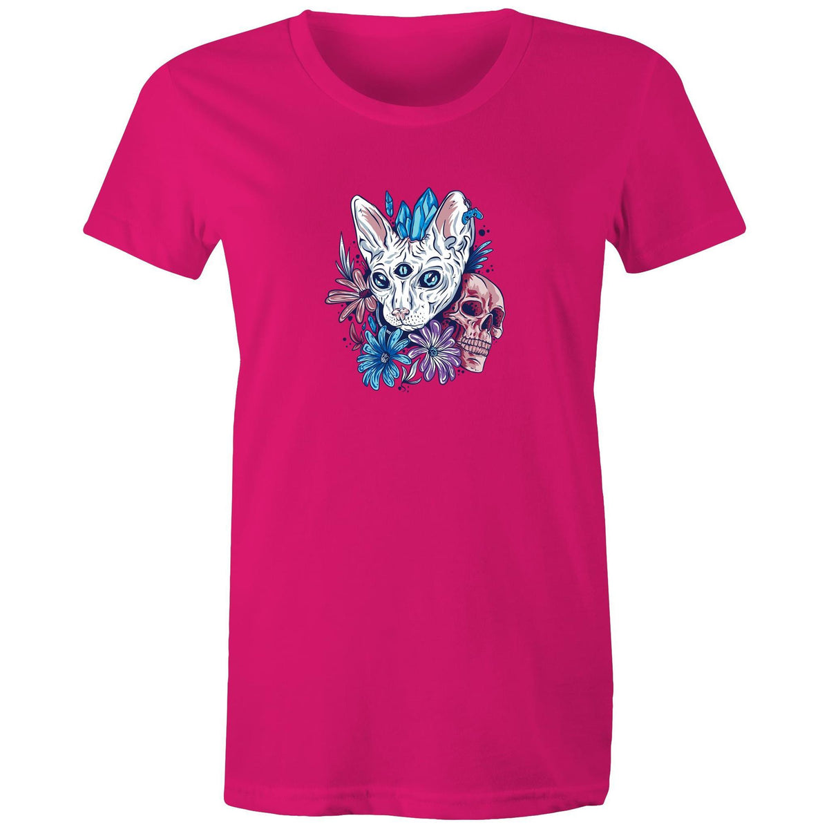 Women's Mystic Cat T-shirt