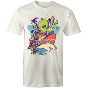 Men's Cool Surfing Alien T-shirt