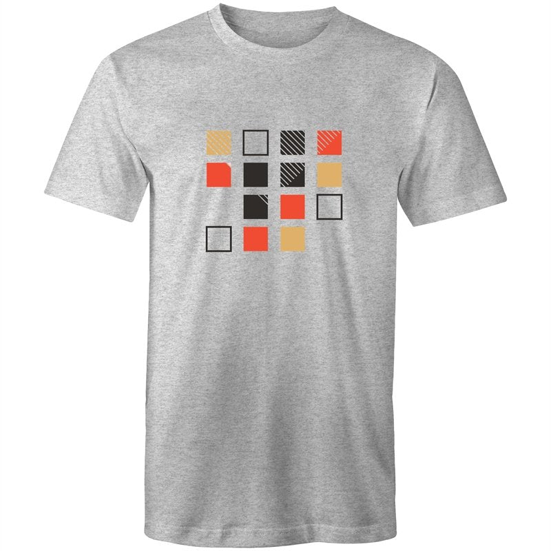 Men's Abstract Red Box T-shirt