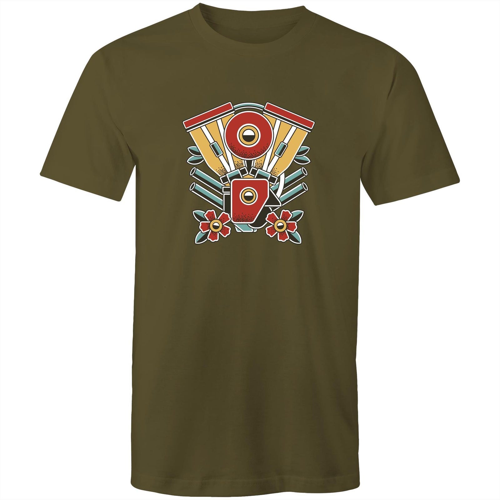 Men's Motorbike Tattoo T-shirt
