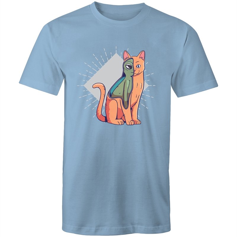 Men's Abstract Cat Alien T-shirt