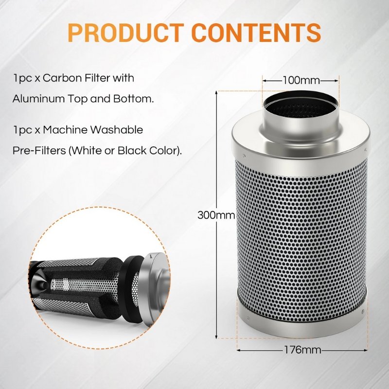 4 Inch Grow Tent Fan Combo