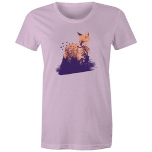 Women's Fox In Forest T-shirt