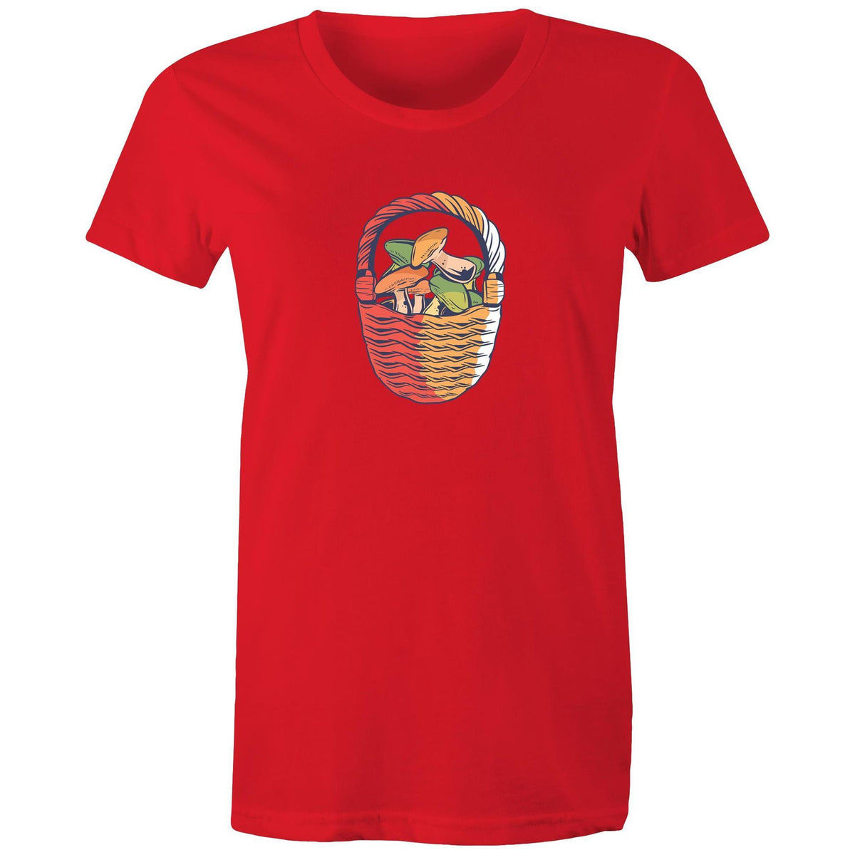 Women's Mushroom Basket T-shirt