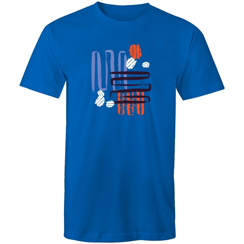 Men's Featured Abstract Stroke T-shirt