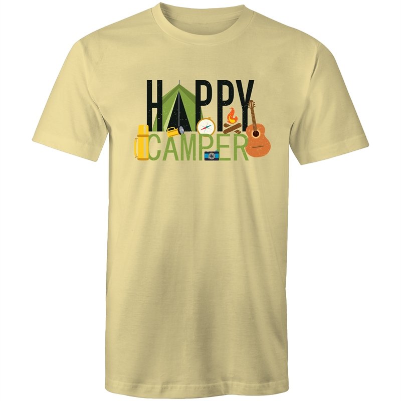 Men's Happy Camper Camping T-shirt