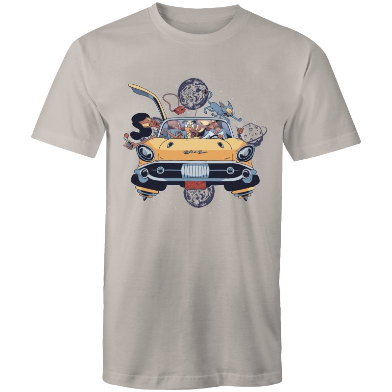 Men's Crazy Flying Car T-shirt