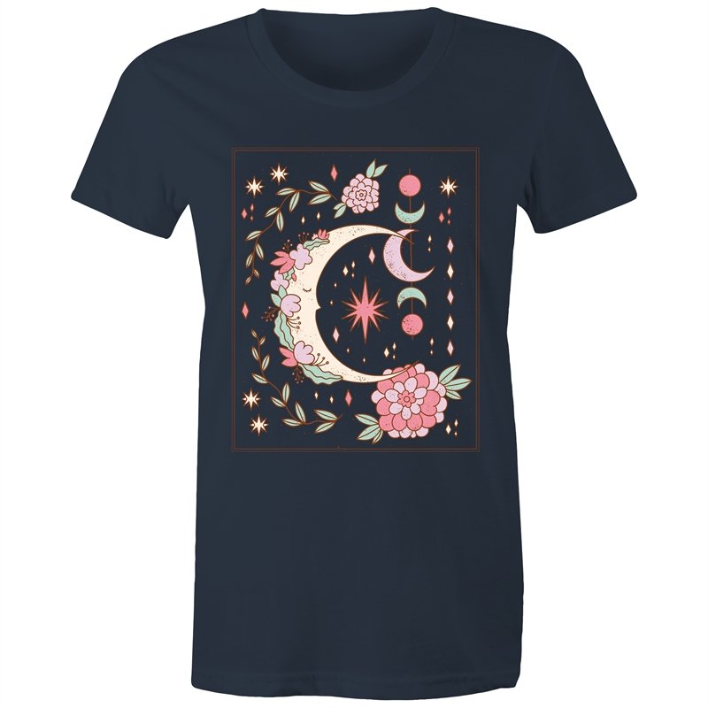 Women's Sleeping Moon T-shirt