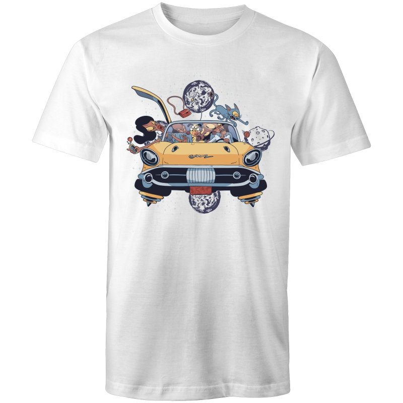 Men's Crazy Flying Car T-shirt