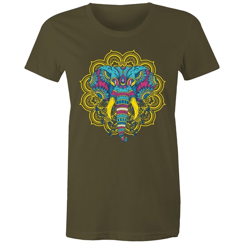 Women's Mandala Elephant T-shirt