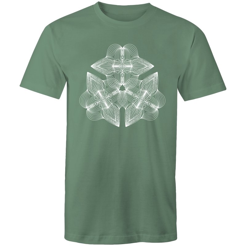 Men's Abstract Geometric Graphic Tee