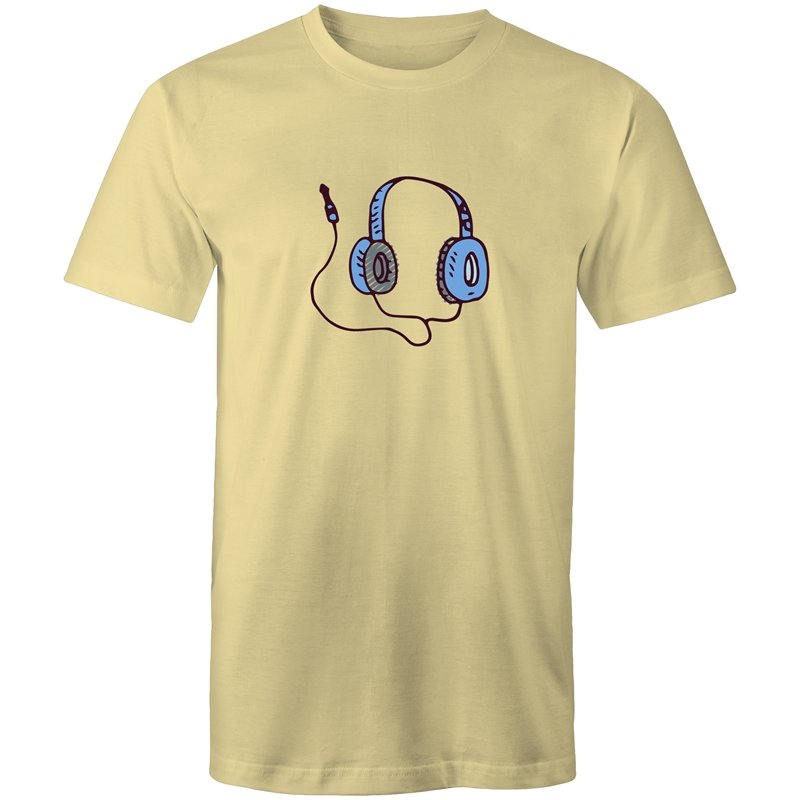 Men's Headphone Doodle T-shirt