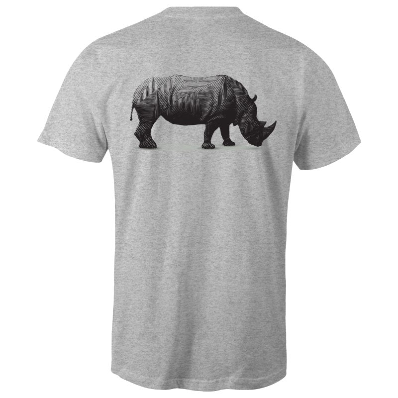 Men's Lineal Globe With Rhino Back T-shirt