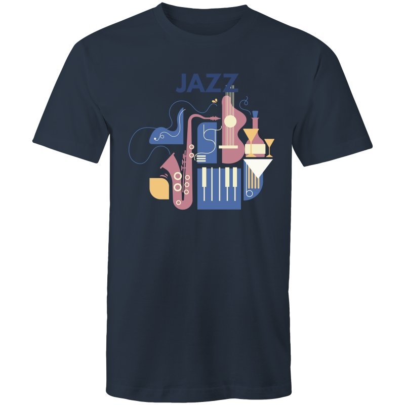 Men's Abstract Jazz Music T-shirt