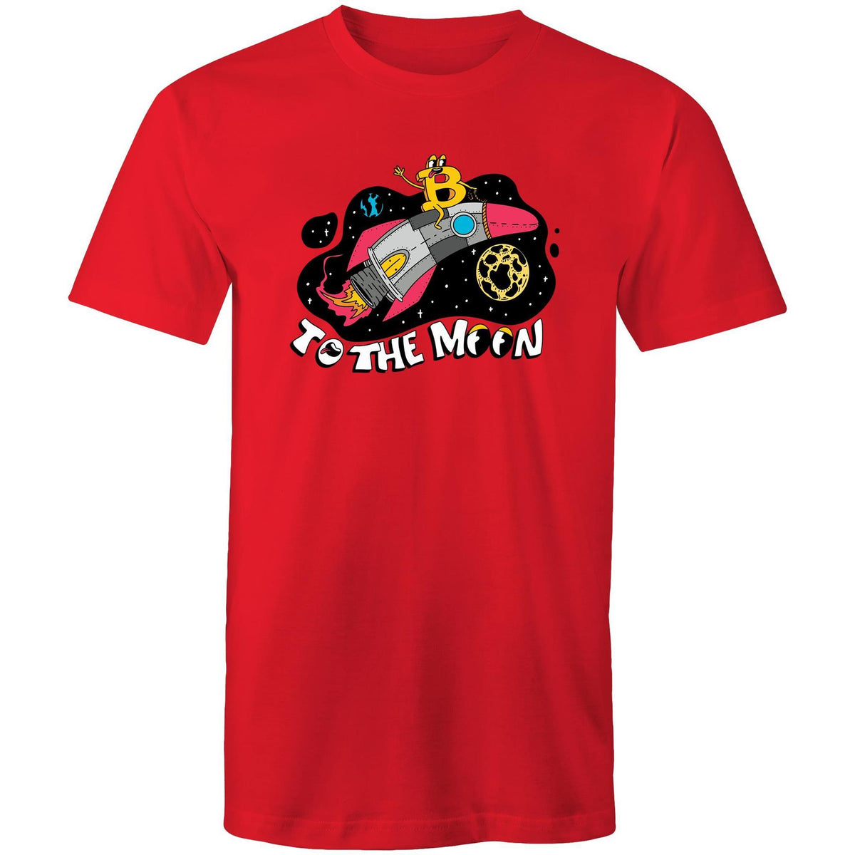 Men's Bitcoin Rocket T-shirt